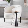 7_Gemma 22" Metal Side Table Matte Black by LumiSource more views