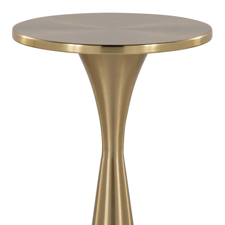 Image 3 Gemma 22" Metal Side Table Modern Brass by LumiSource more views