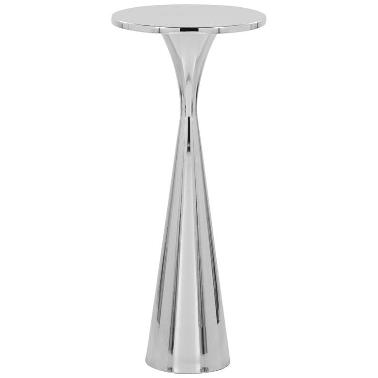 Image 2 Gemma 22" Metal Side Table Polished Nickel by LumiSource
