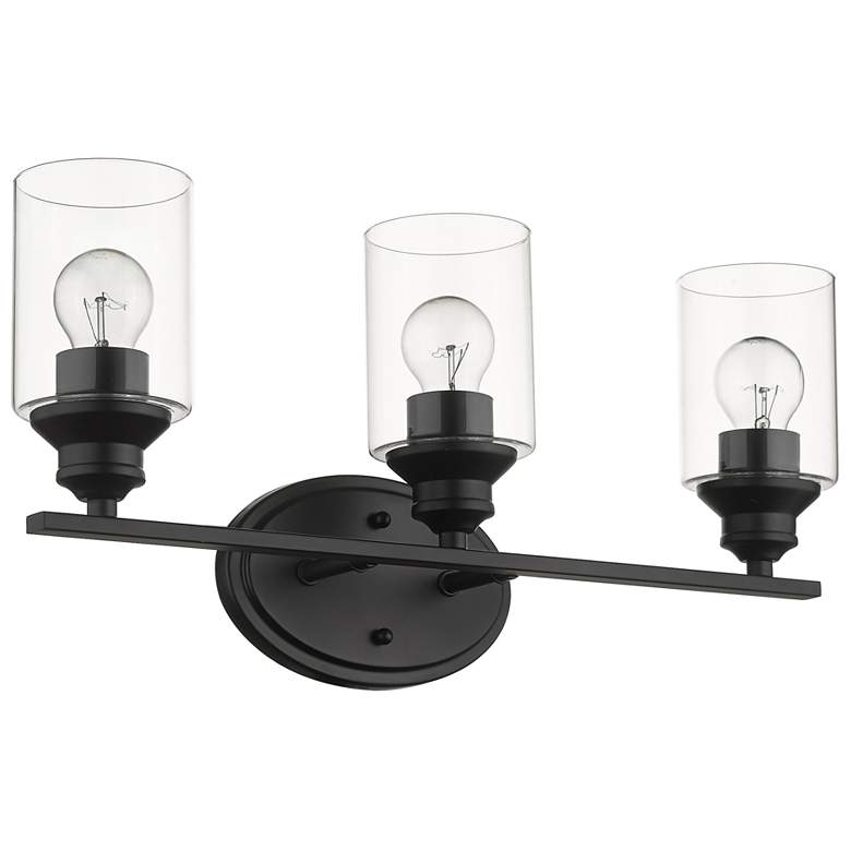 Image 1 Gemma 3-Light Matte Black Vanity