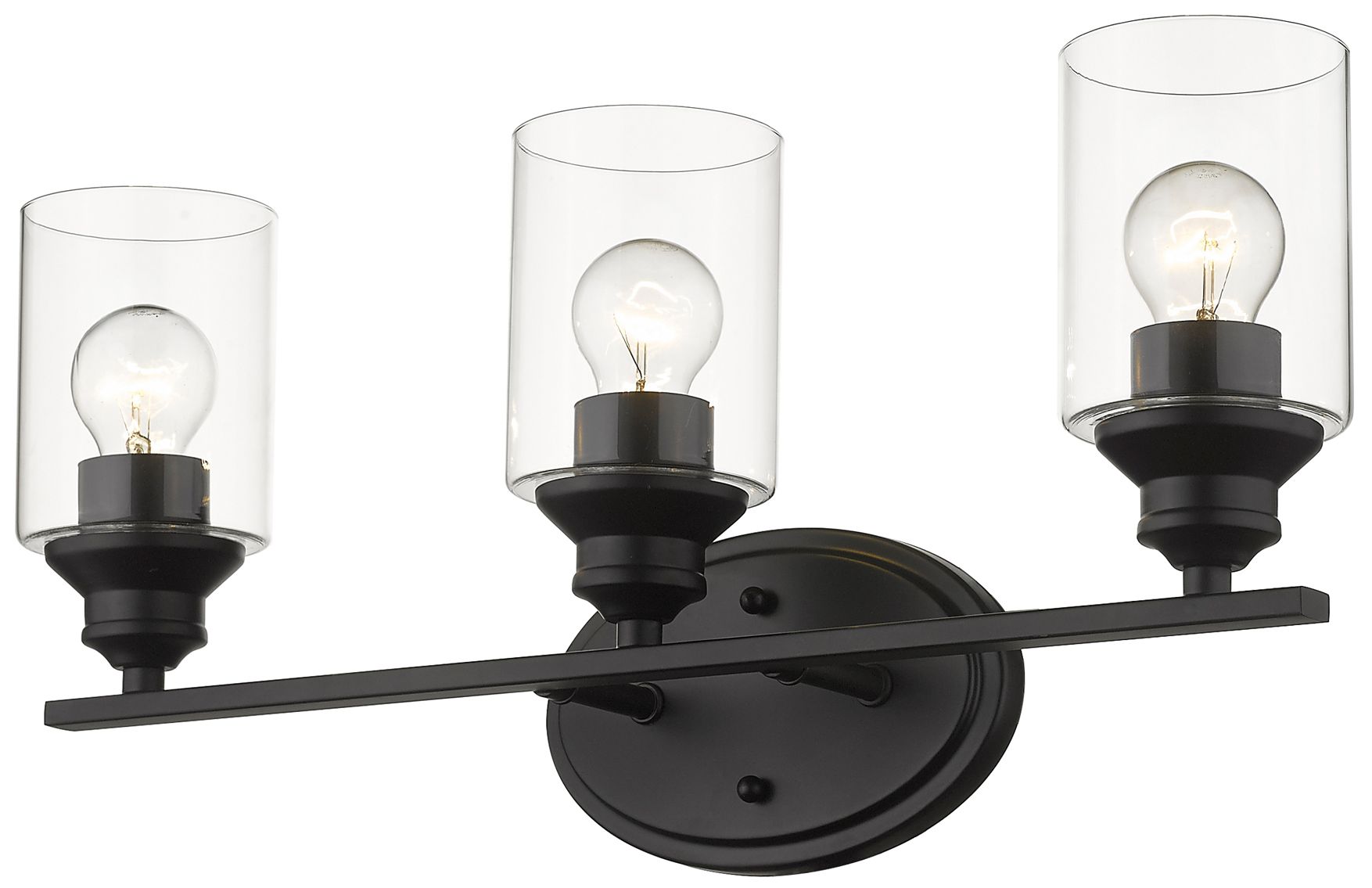 Image 2 Gemma 3-Light Matte Black Vanity more views