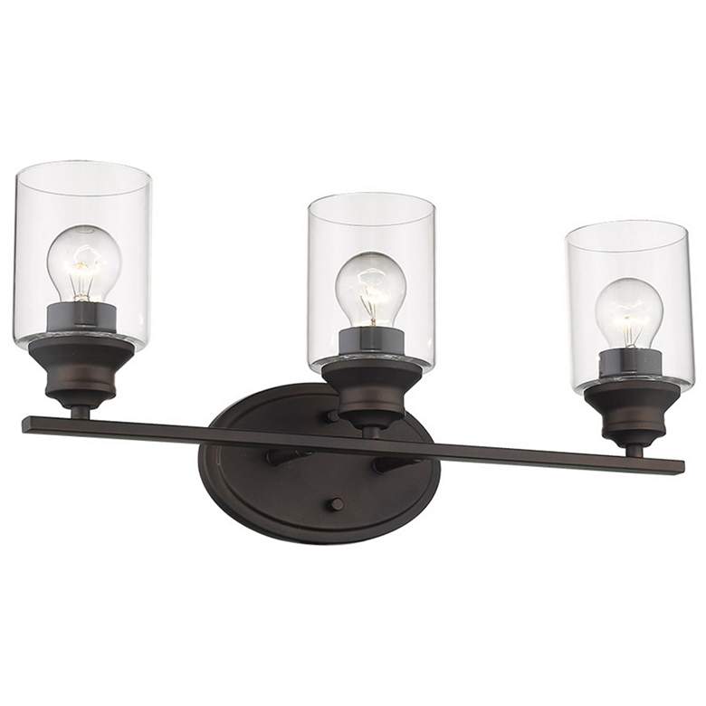 Image 1 Gemma 3-Light Oil-Rubbed Bronze Vanity