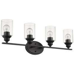 Gemma 4-Light Matte Black Vanity