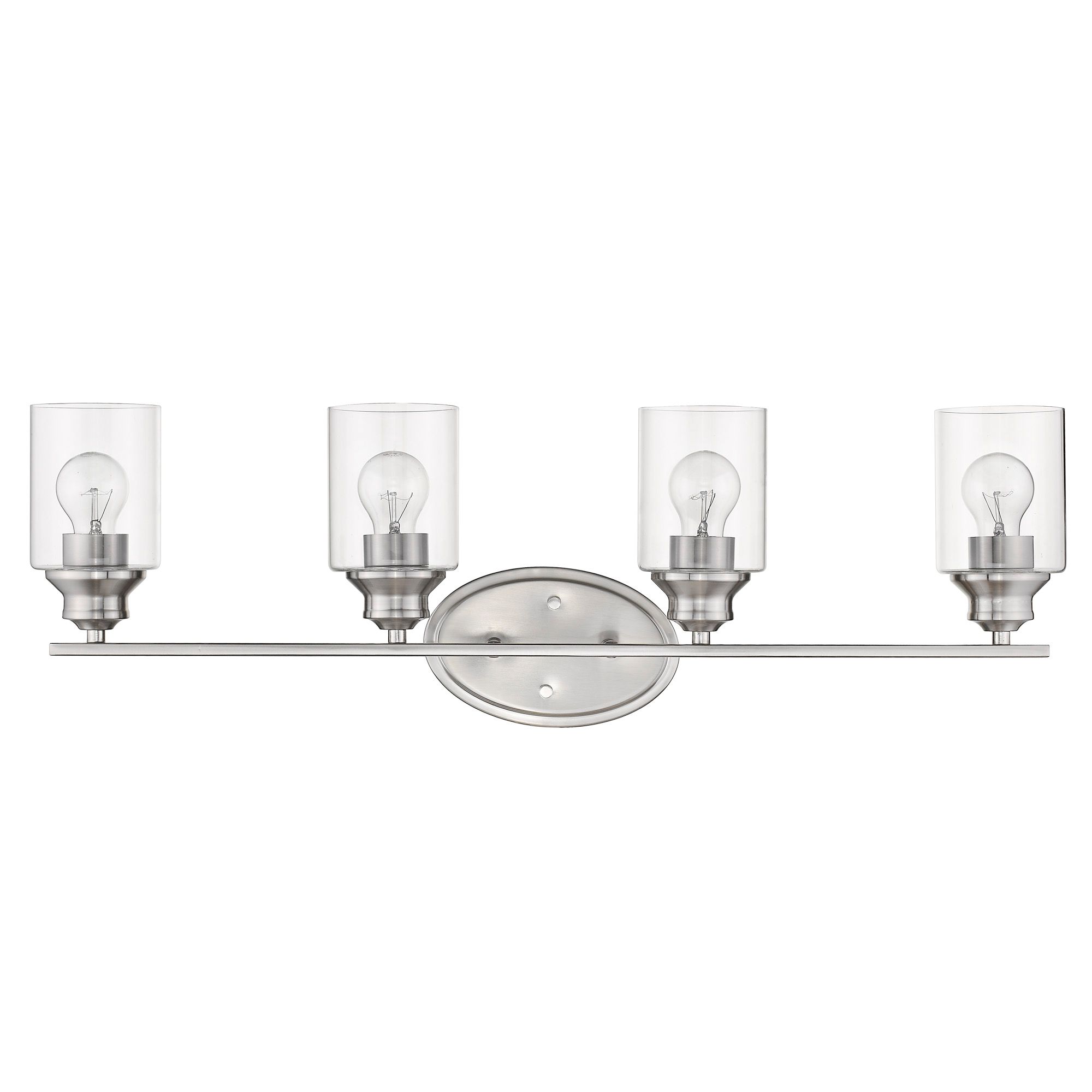 Image 2 Gemma 4-Light Satin Nickel Vanity more views