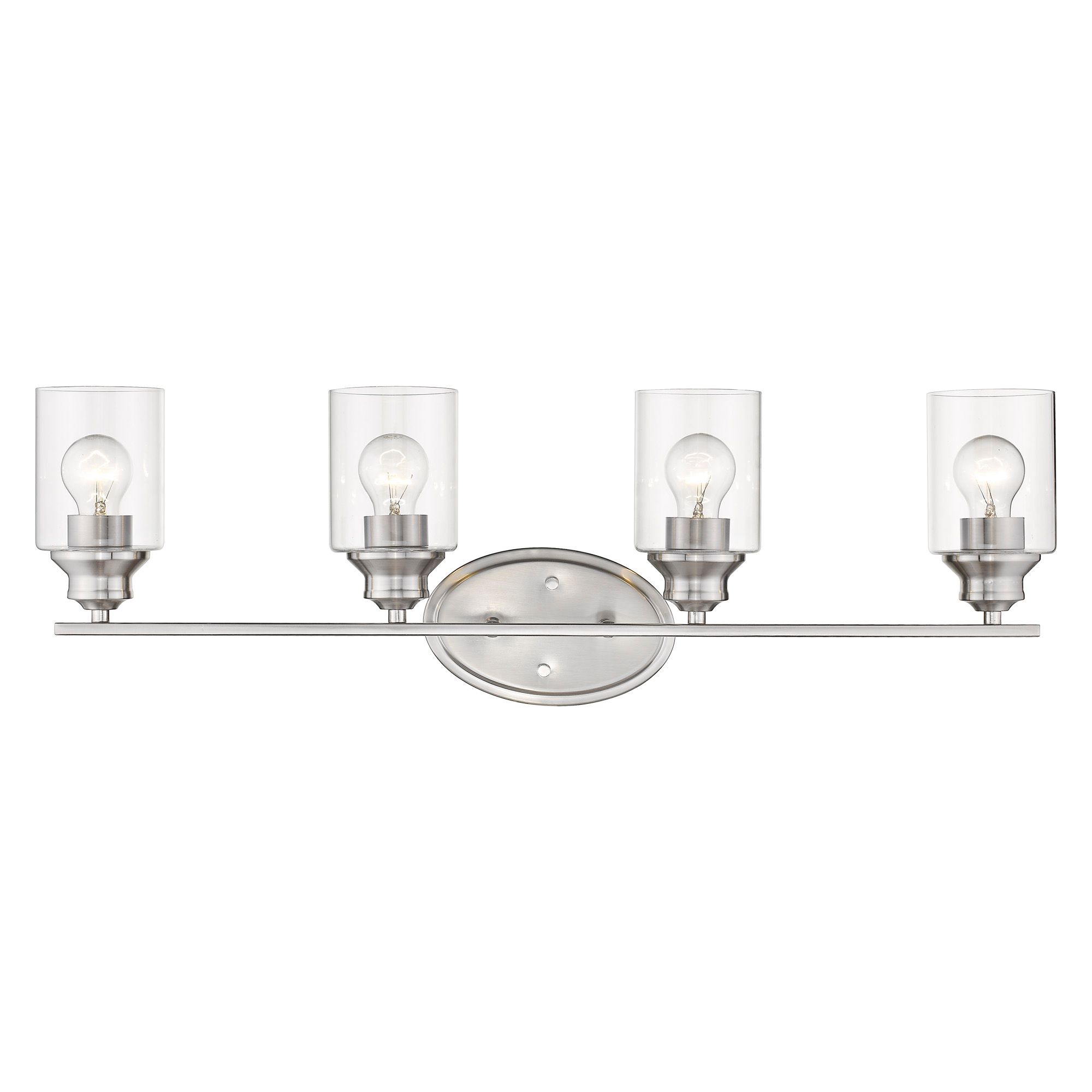 Image 3 Gemma 4-Light Satin Nickel Vanity more views