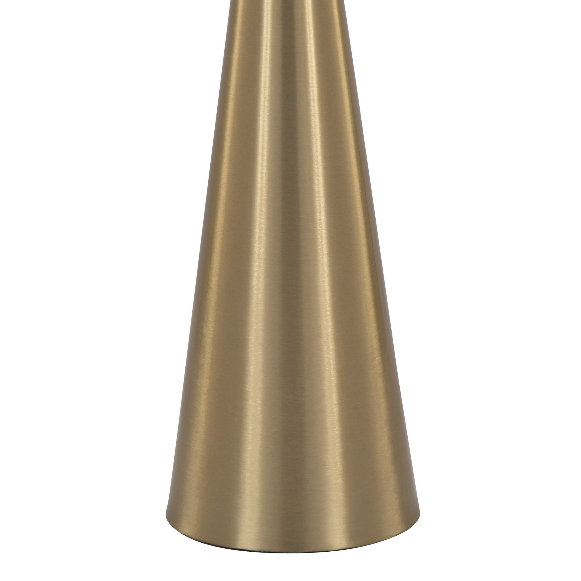 Image 4 Gemma 9 1/2" Wide Modern Brass Round Metal Side Table more views