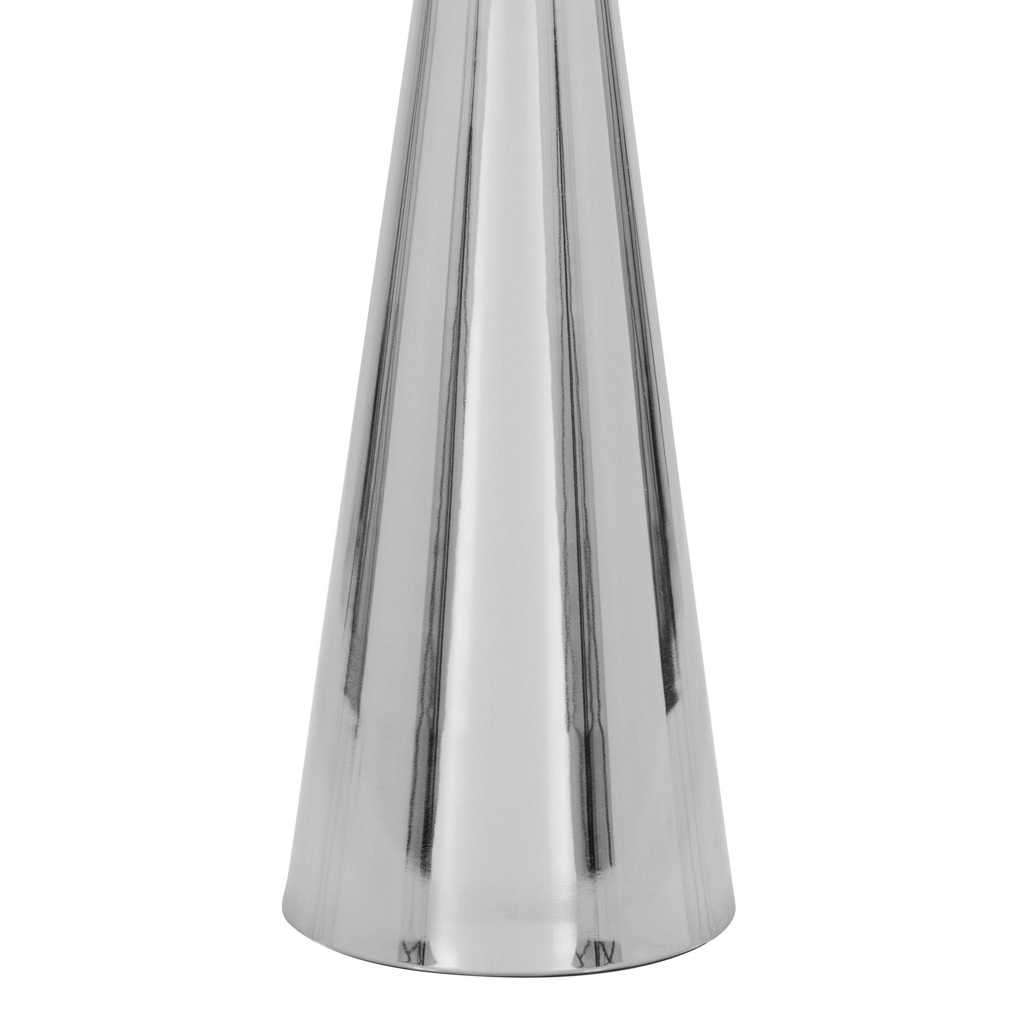 Image 4 Gemma 9 1/2" Wide Polished Nickel Side Table more views