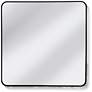 1_Gemma Glossy Black 32" Square Wall Mirror