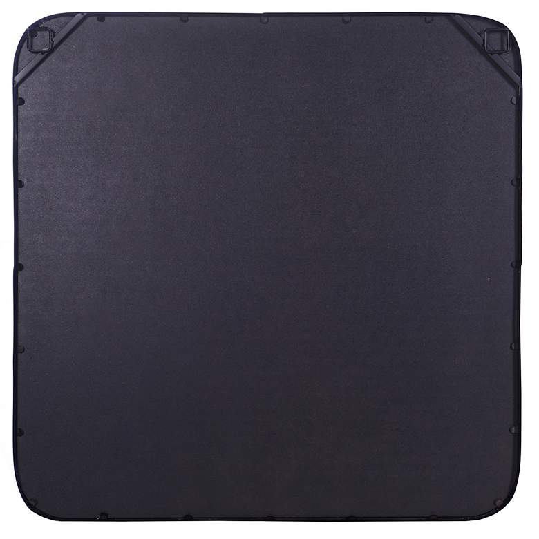 Image 3 Gemma Glossy Black 32" Square Wall Mirror more views
