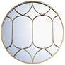 Gemma - Metal Circle Wall Mirror - Gold