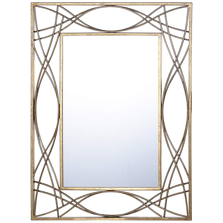 Image 2 Gemma - Metal Wall Mirror - Gold Finish