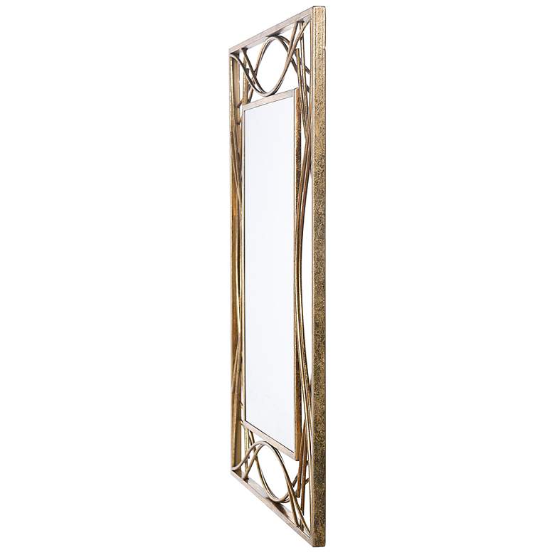 Image 6 Gemma - Metal Wall Mirror - Gold Finish more views