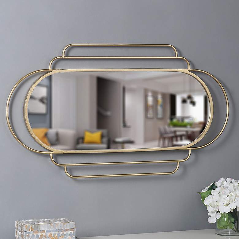 Image 2 Gemma - Wall Mirror - Gold Finish
