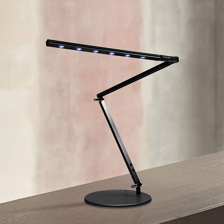 Image 1 Gen 2 Z-Bar Metallic Black Daylight High Power LED Desk Lamp