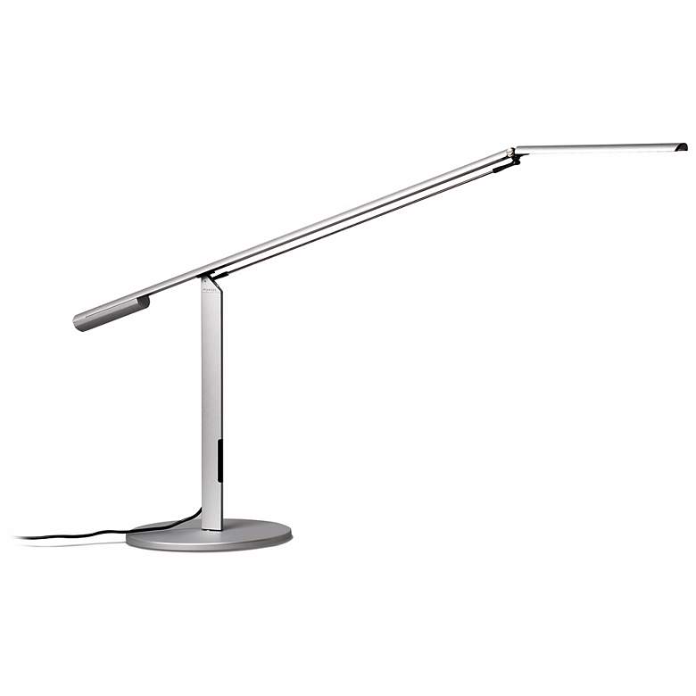 Image 2 Gen 3 Equo Silver Finish Daylight LED Modern Desk Lamp with Touch Dimmer