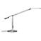 Gen 3 Equo Warm Light LED Silver Finish Modern Desk Lamp with Touch Dimmer
