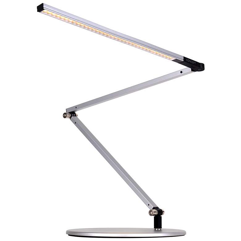 Image 2 Gen 3 Silver Z-Bar Slim Daylight LED Touch Dimmer Modern Desk Lamp