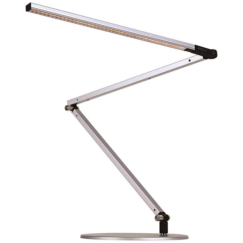 Image 2 Gen 3 Z-Bar Daylight LED Silver Finish Modern Desk Lamp with Touch Dimmer
