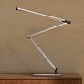 Gen 3 Z-Bar Daylight LED Silver Finish Modern Desk Lamp with Touch Dimmer