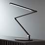 Gen 3 Z-Bar Mini Daylight LED Black Finish Modern Touch Dimmer Desk Lamp