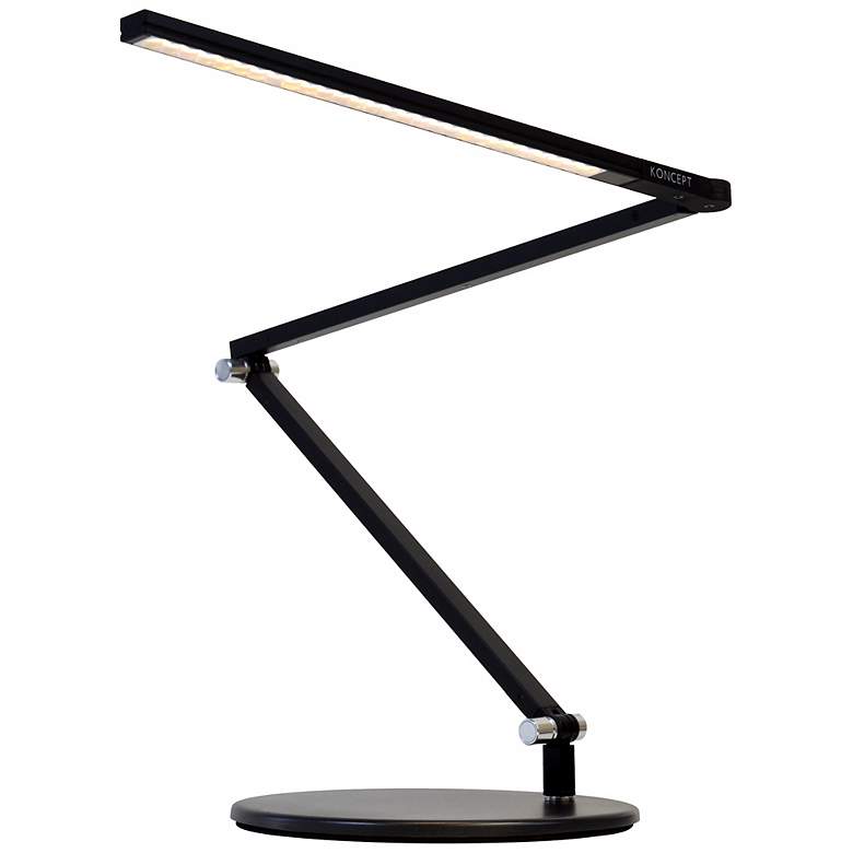 Image 2 Gen 3 Z-Bar Mini Warm LED Black Finish Modern Desk Lamp with Touch Dimmer