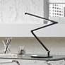 Gen 3 Z-Bar Mini Warm LED Black Finish Modern Desk Lamp with Touch Dimmer