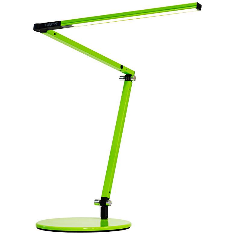 Gen 3 Z-Bar Mini Warm LED Green Modern Desk Lamp with Touch Dimmer