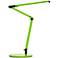 Gen 3 Z-Bar Mini Warm LED Green Modern Desk Lamp with Touch Dimmer