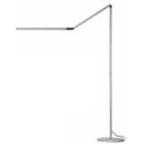 Gen 3 Z-Bar Silver Finish Daylight LED Modern Floor Lamp with Touch Dimmer