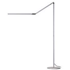 Image1 of Gen 3 Z-Bar Silver Finish Daylight LED Modern Floor Lamp with Touch Dimmer