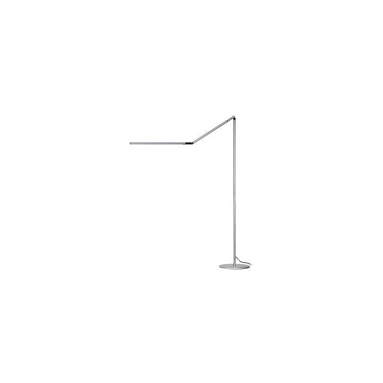 Image 1 Gen 3 Z-Bar Silver Finish Daylight LED Modern Floor Lamp with Touch Dimmer