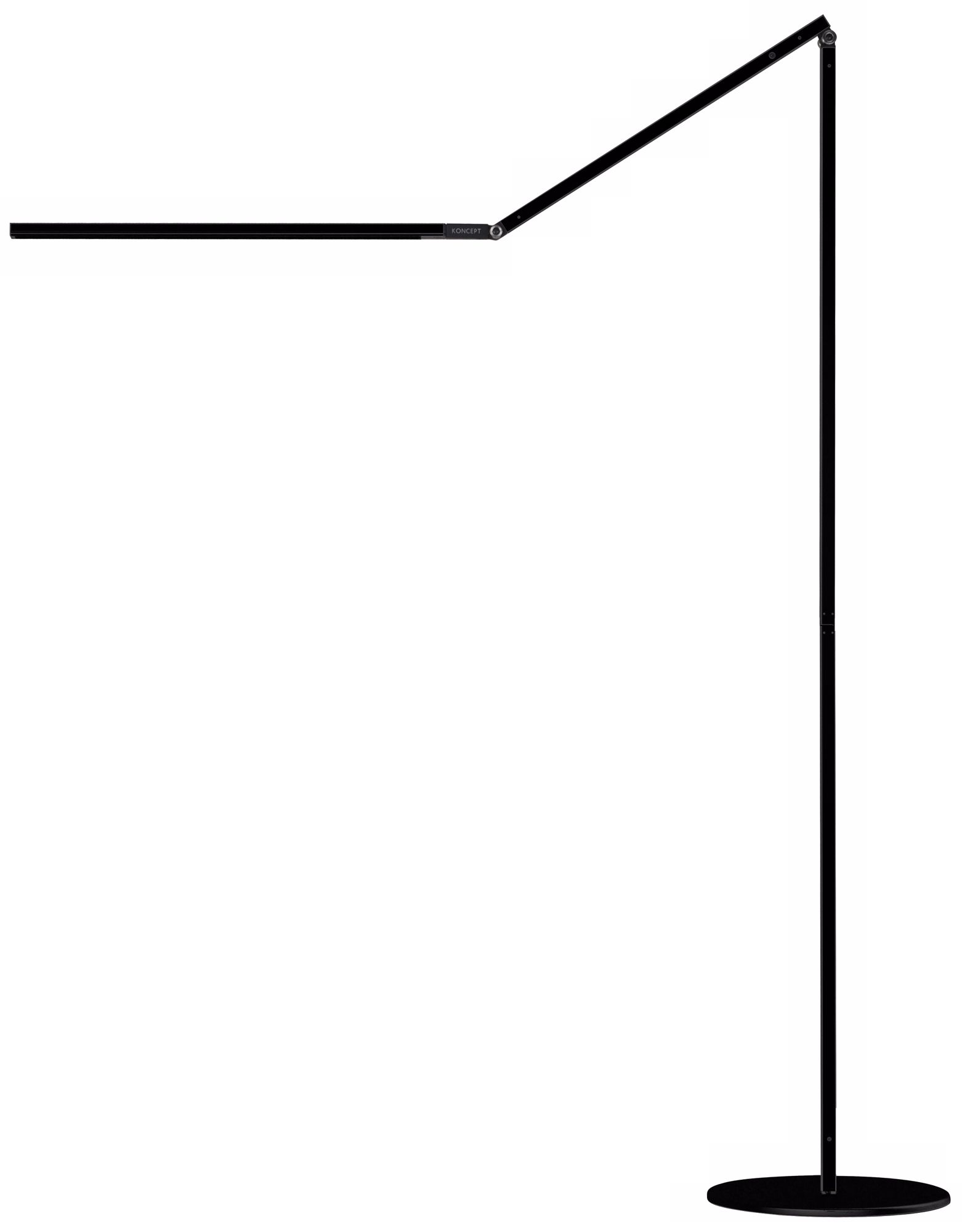 Gen 3 ZBar Warm Light Touch Dimmer LED Floor Lamp in Black V6935 Lamps Plus