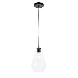 Image5 of Gene 1 Lt Black And Clear Glass Pendant more views