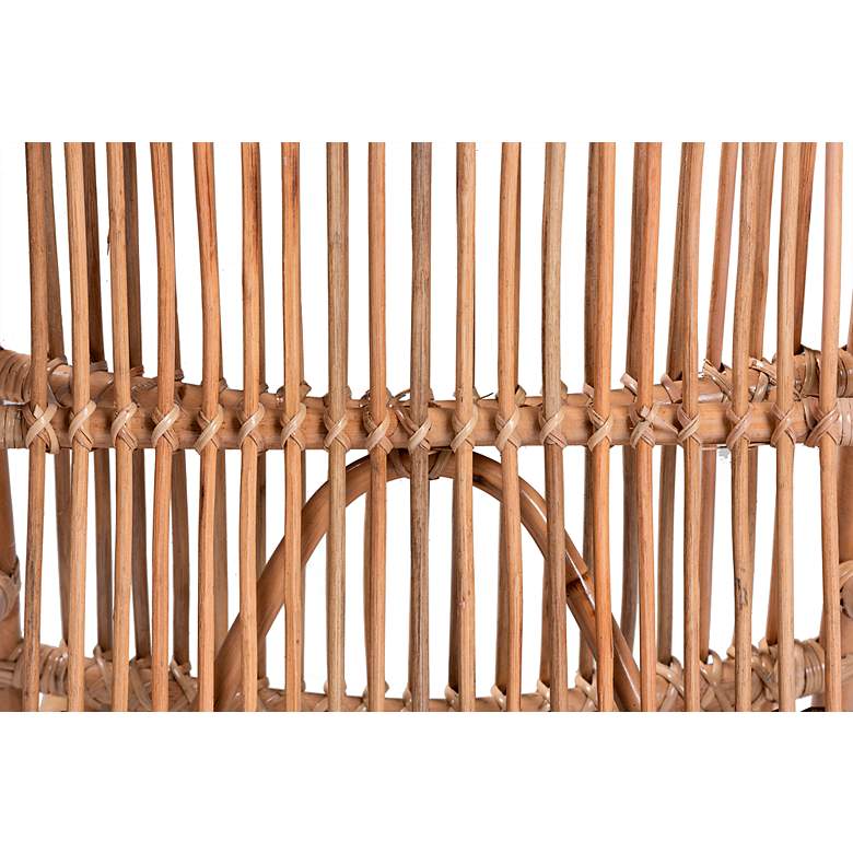 Image 5 Genera Natural Brown Rattan Lounge Chair more views