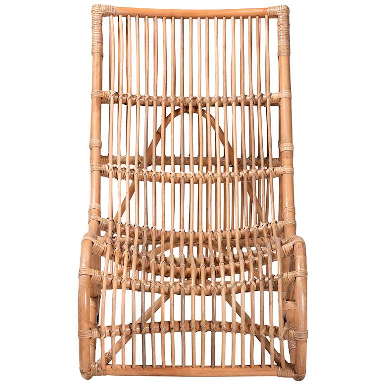 Image 6 Genera Natural Brown Rattan Lounge Chair more views