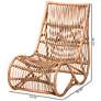 Genera Natural Brown Rattan Lounge Chair