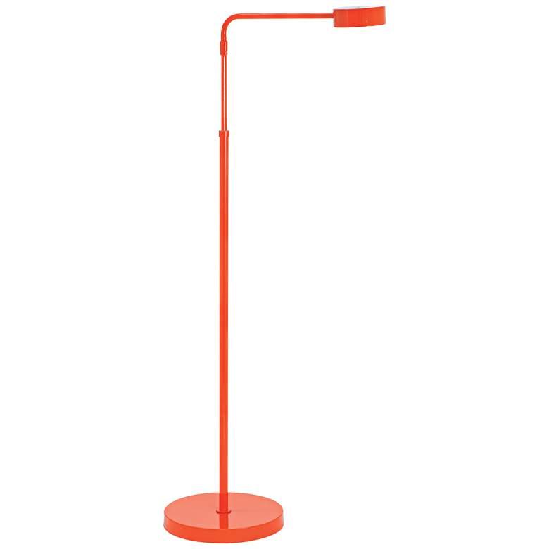 Image 1 Generation Adjustable Bittersweet Orange Modern LED Floor Lamp