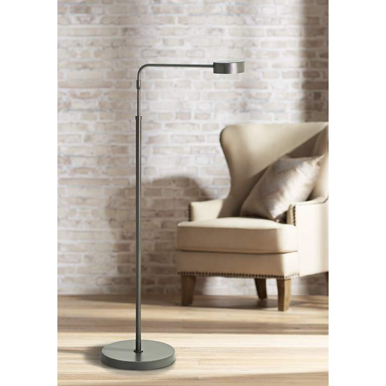 Image 1 Generation Adjustable Granite Gray LED Floor Lamp