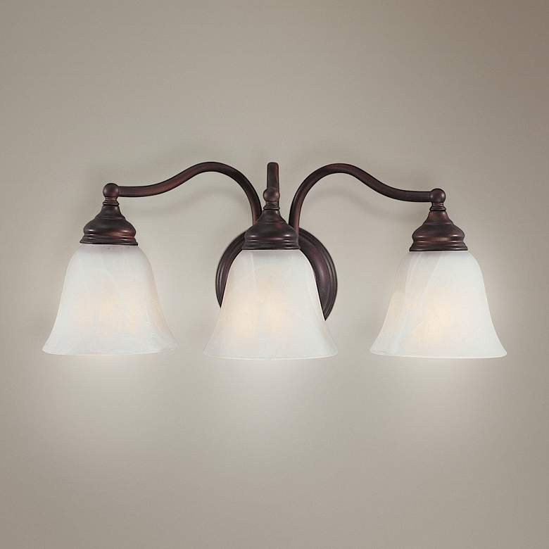 Image 1 Generation Lighting 18 inch Wide 3 Light Bath Fixture