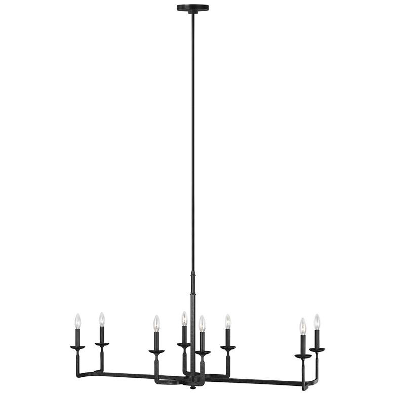 Image 1 Generation Lighting Ansley T6 14.62" Aged Iron Pendant