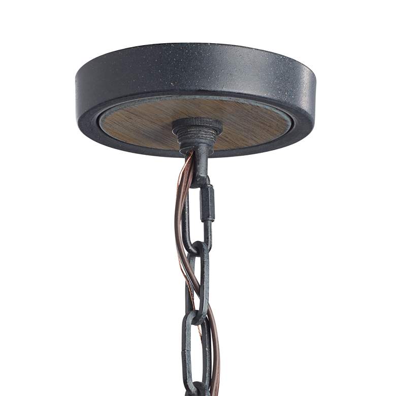 Image 7 Generation Lighting Avenir 60" 20-Light Weathered Oak Ring Chandelier more views
