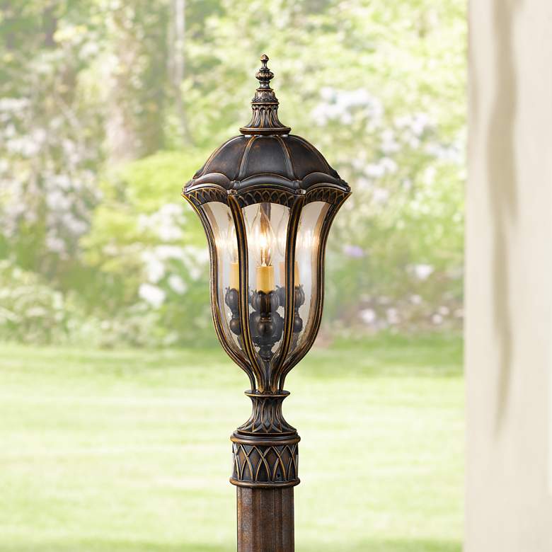 Image 1 Generation Lighting Baton Rouge 22 inchH Outdoor Post Lantern