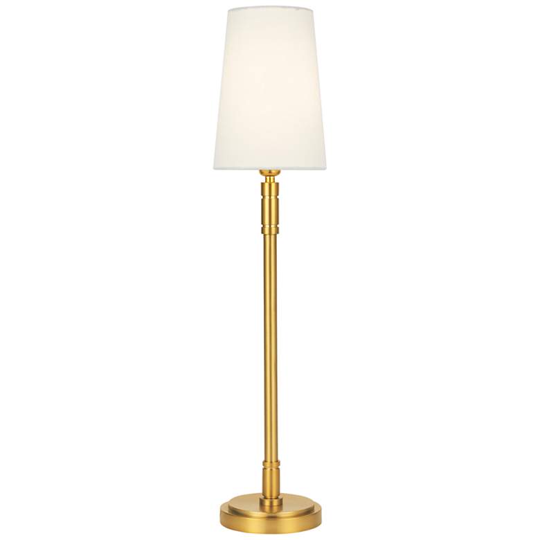 Image 2 Generation Lighting Beckham 27 1/4" Burnished Brass LED Table Lamp