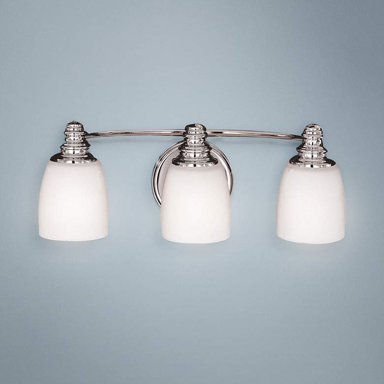 Image 1 Generation Lighting Bentley 18"W 3-Light Bathroom Fixture