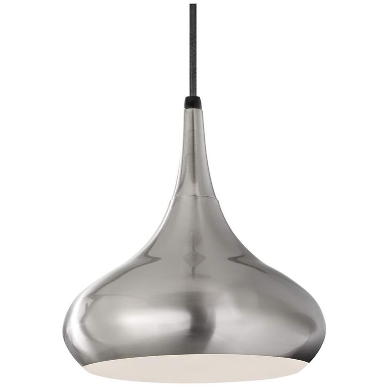 Image 2 Generation Lighting Beso 10" Wide Brushed Steel Mini Pendant