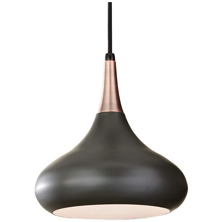 Image 2 Generation Lighting Beso 10" Wide Dark Bronze Modern Mini Pendant