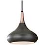 2_Generation Lighting Beso 10" Wide Dark Bronze Modern Mini Pendant
