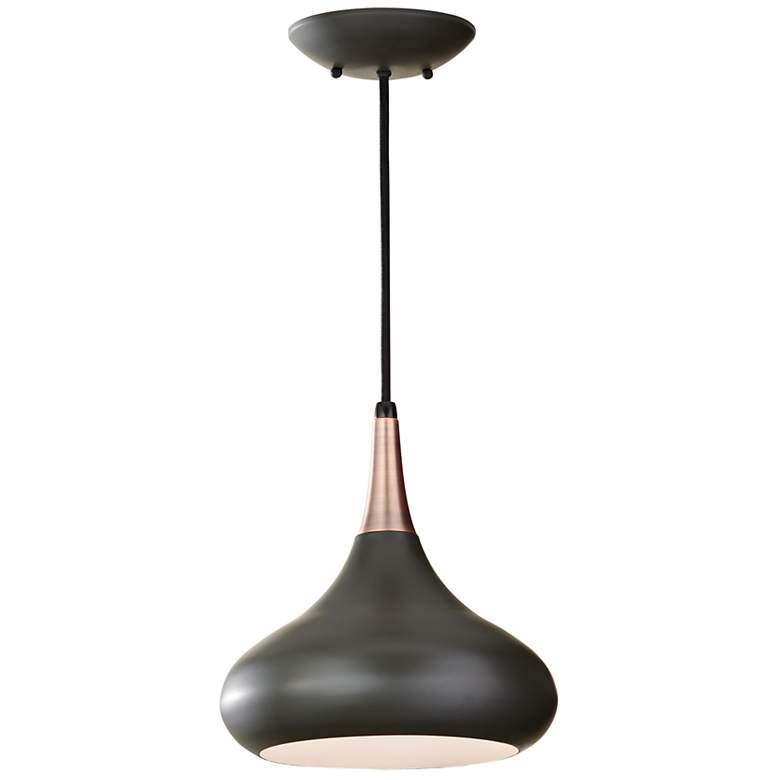 Image 4 Generation Lighting Beso 10" Wide Dark Bronze Modern Mini Pendant more views
