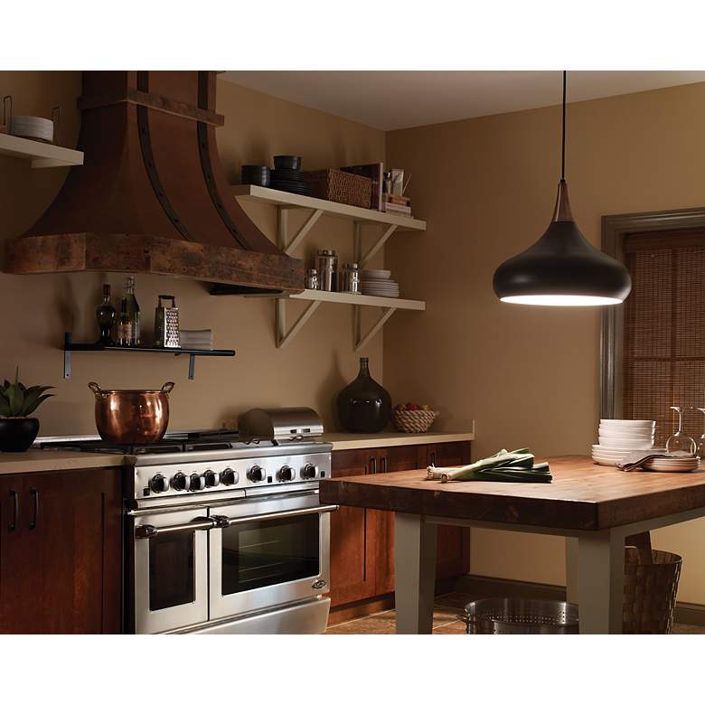 Image 5 Generation Lighting Beso 10" Wide Dark Bronze Modern Mini Pendant more views