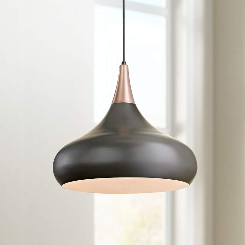 Image 1 Generation Lighting Beso 18 inch Wide Dark Bronze Pendant Light